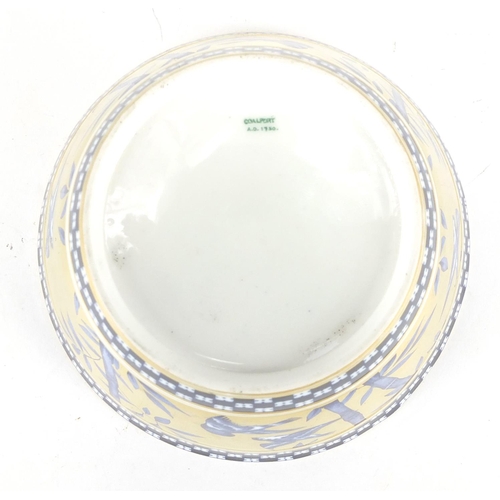 338 - Aesthetic porcelain bowl by Coalport, 9.5cm high x 16.5cm in diameter