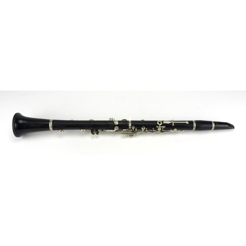 2093 - Boosey & Hawkes ebonised Edgware four piece clarinet, with fitted case