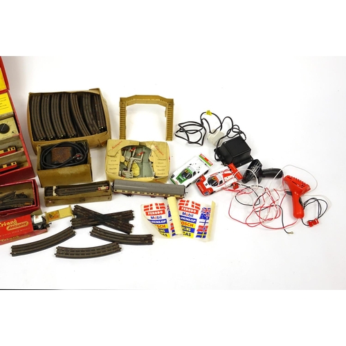564 - Tri-Ang and Trix Twin model railway accessories and Scalextric cars