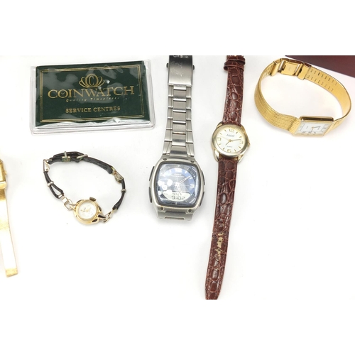 272 - Ladies and gentleman's wristwatches including Accurist, Seiko and Rotary