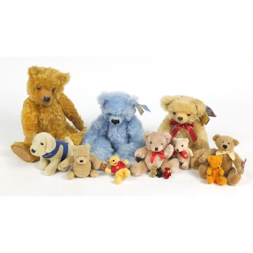 190 - Teddy bear's including Merrythought and a miniature Hermann