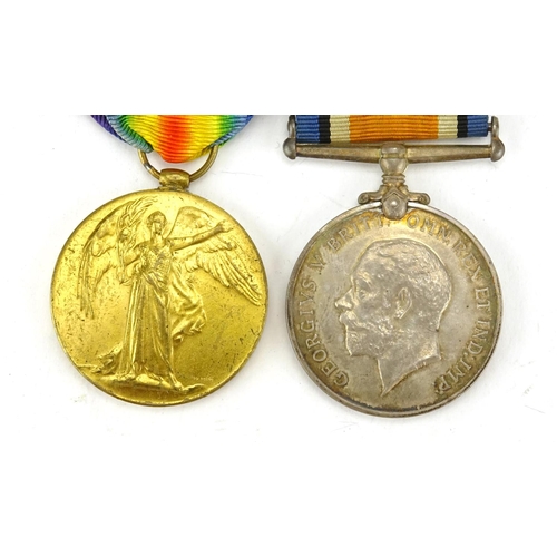 192 - British Military World War I pair awarded to 841084CPR.A.J.PAGE.87-CAN.INF.