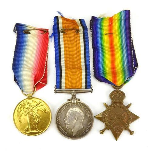 193 - British Military World War I pair awarded to 54259.SPR.F.C.HARTLEY.R.E.
