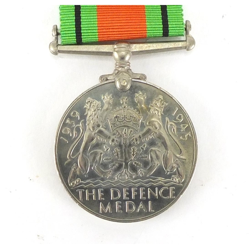 730 - British Military World War II defence medal, with box of issue