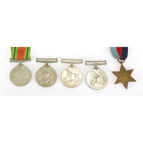 724 - Five British Military World War II medals