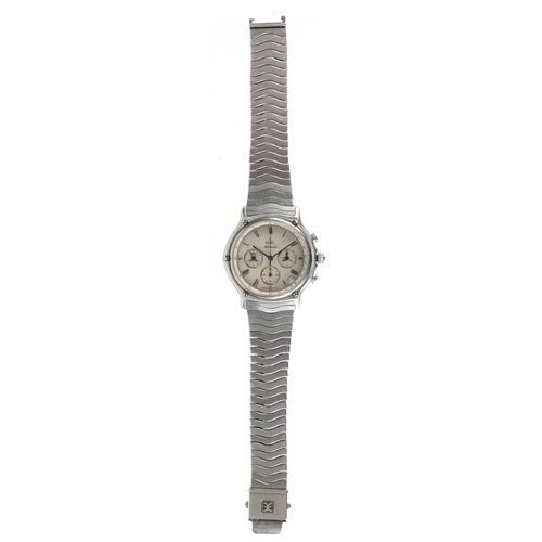 787 - Gentleman's Ebel automatic chronograph wristwatch with date dial, the case numbered 646 9134901, the... 