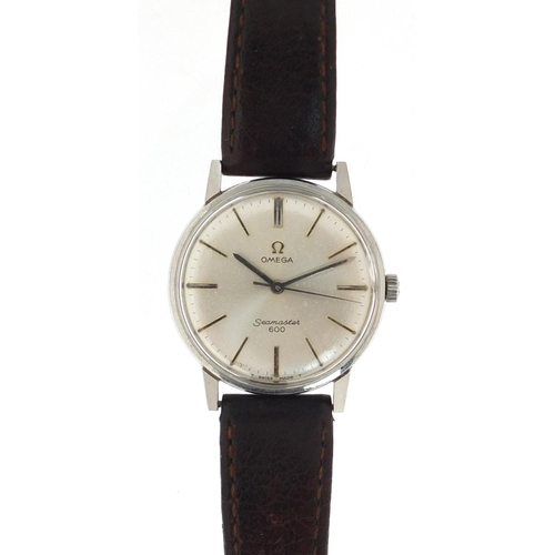 783 - Gentleman's Omega Seamaster 600 wristwatch, the movement numbered 2324451, 3.3cm in diameter
