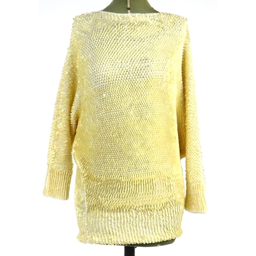 2489 - 1980's sequin blouse and two 1960's poncho's