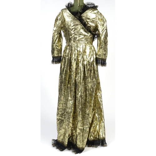 2480 - Two 1980's ball gowns and an evening dress comprising Sara Sturgeron, Jack Bryan size 10 and Kofi An... 