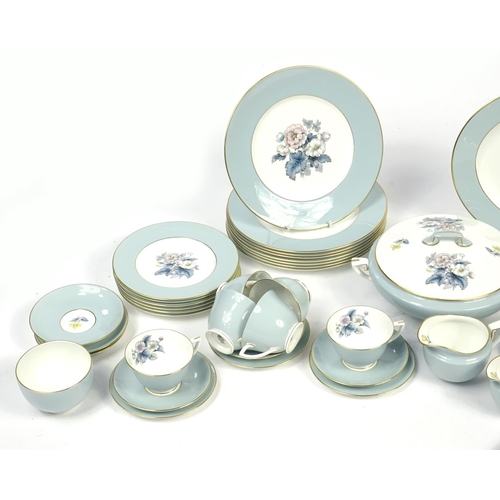 2208 - Royal Worcester Woodland six place dinner, tea and coffee service including lidded tureens