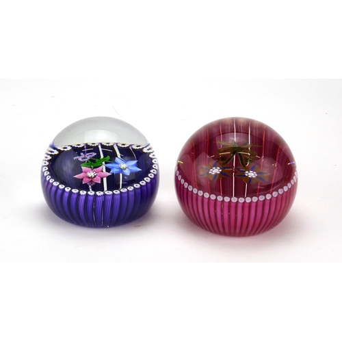 2143 - Two Caithness limited edition paperweights comprising Royal Wedding Tribute limited edition 1/150 an... 