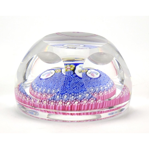 2137 - Whitefriars Christmas 1977 Millefiori paperweight, limited edition 424/1000 with certificate and box