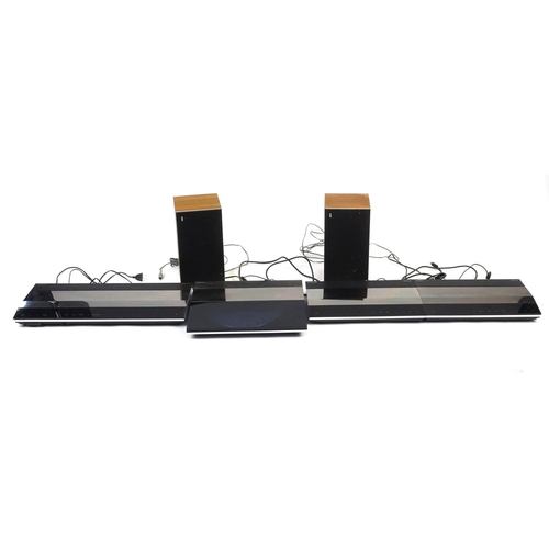 2100 - Bang & Olufsen music system comprising Beomaster 4500, Beogram CD 4500, Beocord 4500, Beogram 4500 a... 