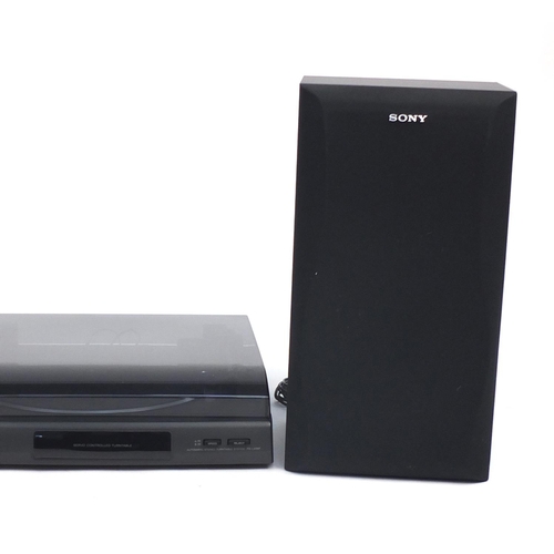178 - Sony compact hi fi stereo system with remote control, model number PS-LX56P