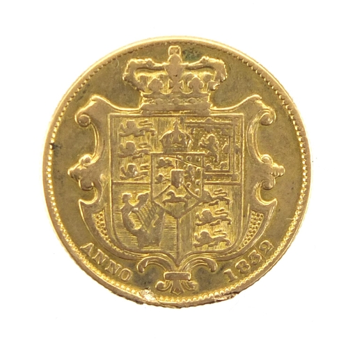 142 - George IV 1832 gold sovereign