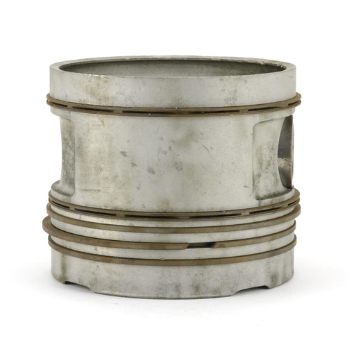 221 - German Military World War II Mahle piston, reputably removed from a U-boat, numbered 18456, 16cm hig... 