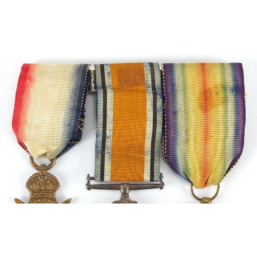 173 - British Military World War I trio awarded to L.Z.2110.H.M.W.ROBERTS.A.B.R.N.V.R.