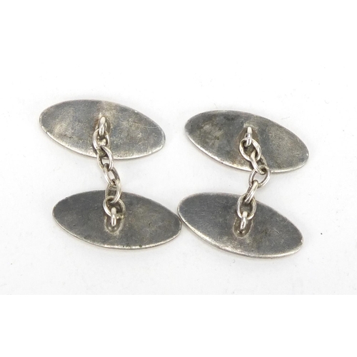 745 - Pair of Military interest silver gilt RAF cuff links