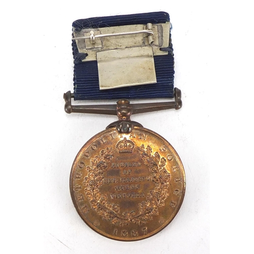 755 - 1887 Metropolitan police Jubilee medal, awarded to INSPRW.DAWE.Y.DIY.