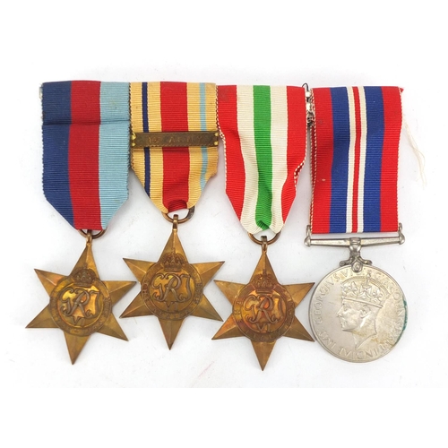 738 - Four British Military World War II medals