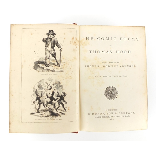 665 - The Comic Poems of Thomas Hood, published by E Moxon Son & Company 1876