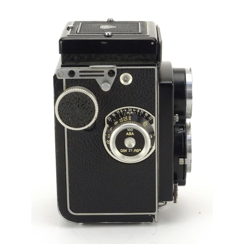 106 - Rolleicord camera by Frank & Heidecke, serial number 1513776 with leather case