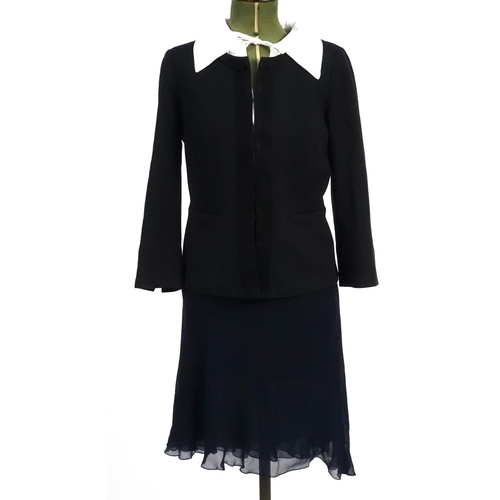 2474 - Vintage ladies clothing comprising a Louis Vuitton uniformes black jacket, Vivienne Westwood red lab... 
