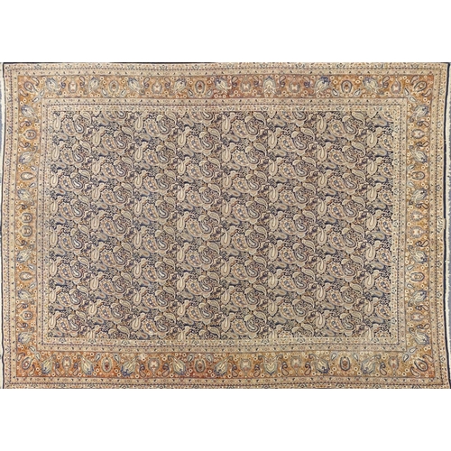 2018 - Rectangular Persian carpet having all over stylised floral motifs, 383cm x 298cm