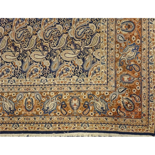 2018 - Rectangular Persian carpet having all over stylised floral motifs, 383cm x 298cm