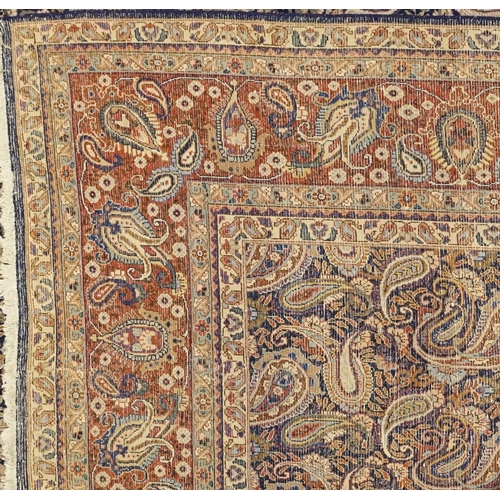 2018 - Rectangular Persian carpet having all over stylised floral motifs, 383cm x 298cm