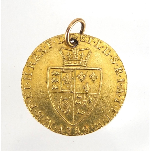 2649 - George III 1789 gold guinea