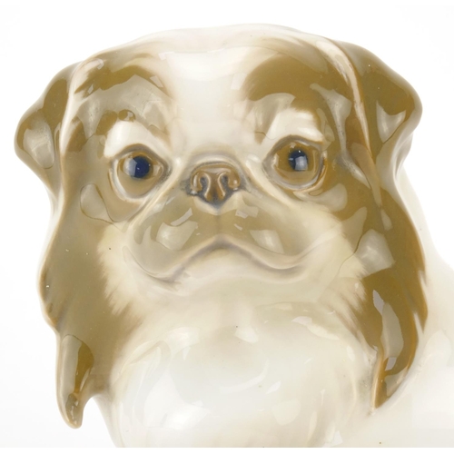 2227 - Danish model Shih Tzu by Bing & Grøndahl, 17cm high