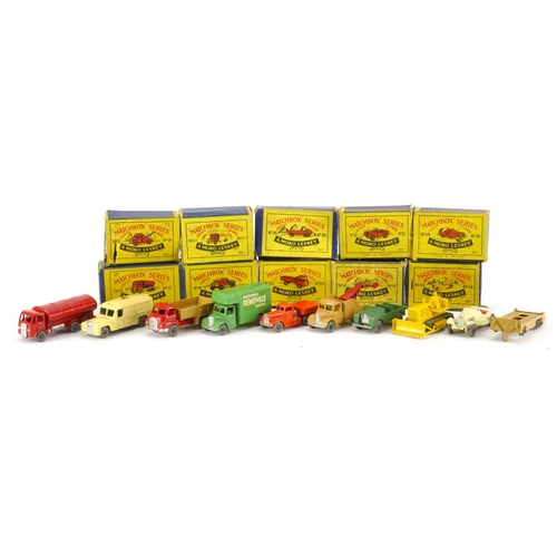 252 - Ten Matchbox Moko Lesney die cast vehicles with boxes, numbers 11-20
