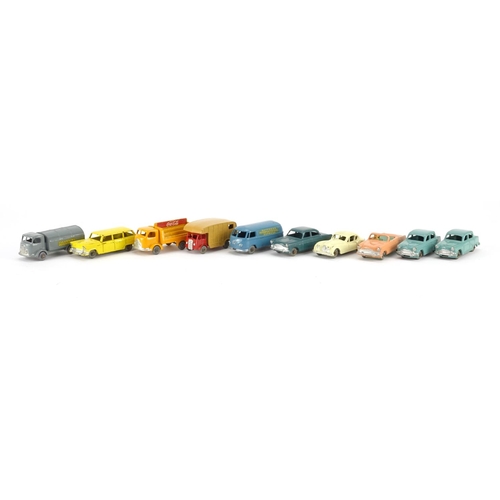 254 - Ten Matchbox Moko Lesney die cast vehicles with boxes, comprising numbers 31, 32, 33, 34, 35, 36, 36... 