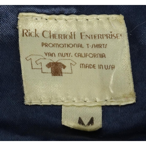 117 - Rick Chertoff Enterprises bomber jacket previously owned by Roger Daltrey, together with related eph... 