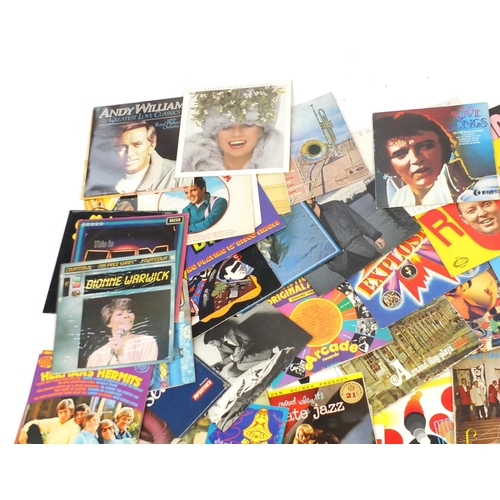 573 - Vinyl LP's and 45's including Top of the Pops