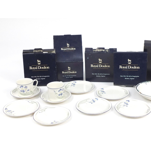 162 - Royal Doulton Minerva pattern tea service with boxes