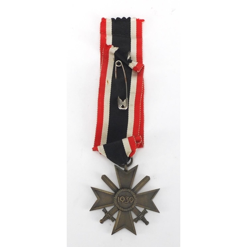 763 - German Military interest medal with ribbon