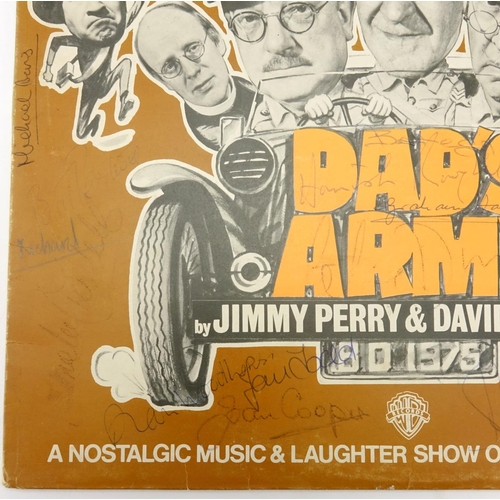 124 - Dad's Army vinyl LP signed by the cast