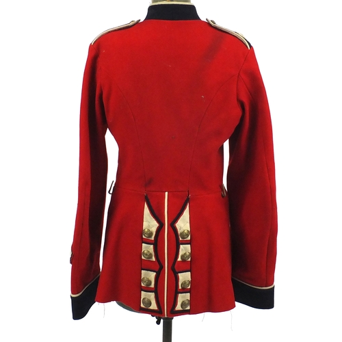 226 - Victorian British Military red tunic with brass buttons