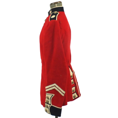 226 - Victorian British Military red tunic with brass buttons