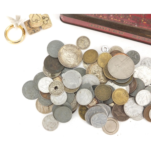 719 - World coins some silver including India, Netherlands and Italy