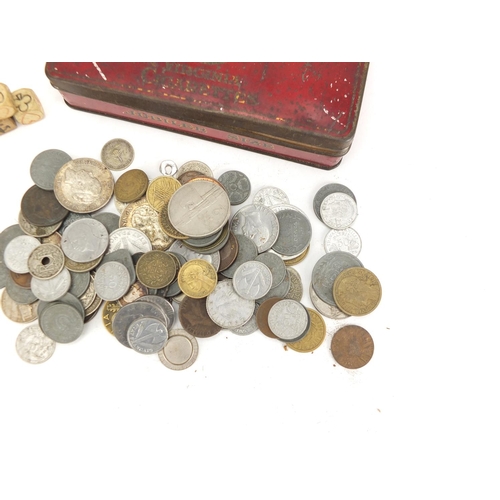 719 - World coins some silver including India, Netherlands and Italy