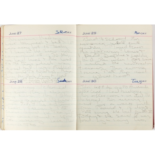 116 - 1960's school girls diary containing Rolling Stones ink autographs including Brian Jones, Mick Jagge... 