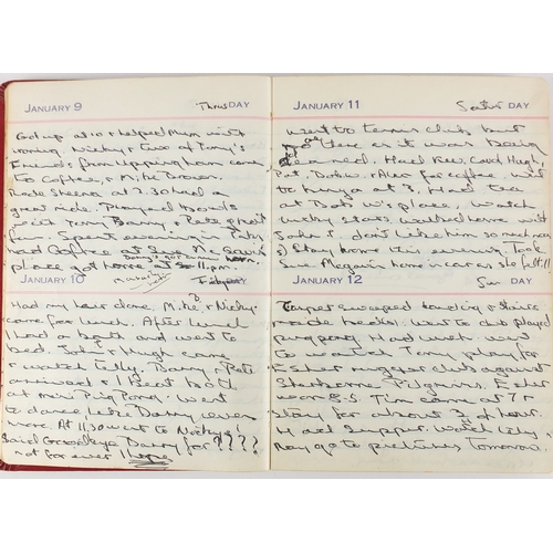 116 - 1960's school girls diary containing Rolling Stones ink autographs including Brian Jones, Mick Jagge... 