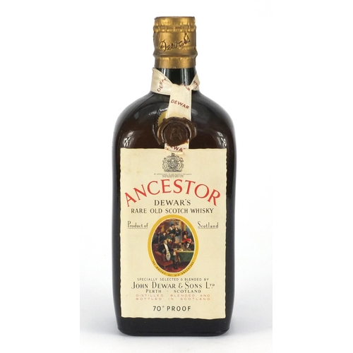 2148 - Bottle of Dewar's Ancestor rare old scotch whisky