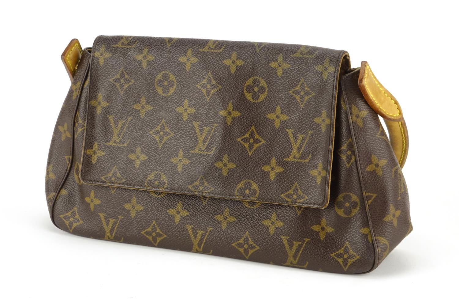 Louis Vuitton monogram looping mini baguette bag, 32cm wide