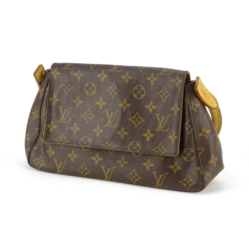 2442 - Louis Vuitton monogram looping mini baguette bag, 32cm wide