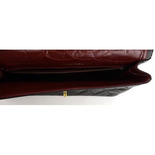2445 - Chanel Matelassé leather flap shoulder bag, serial number 14942780, 26cm wide