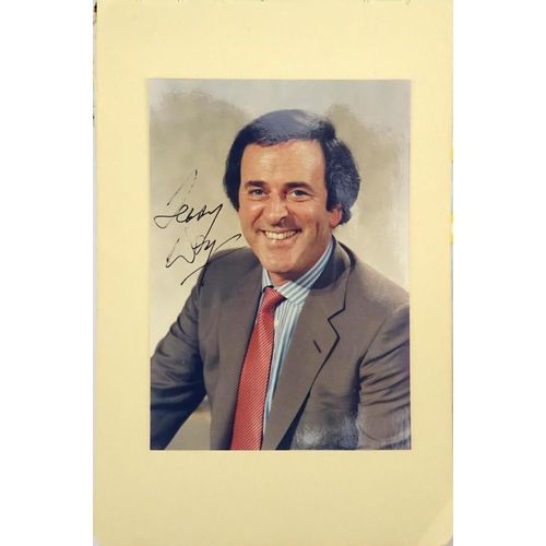 126 - Autograph album including some ink autographs by Roger Moore, David Jason, David Nixon, Terry Wogan,... 